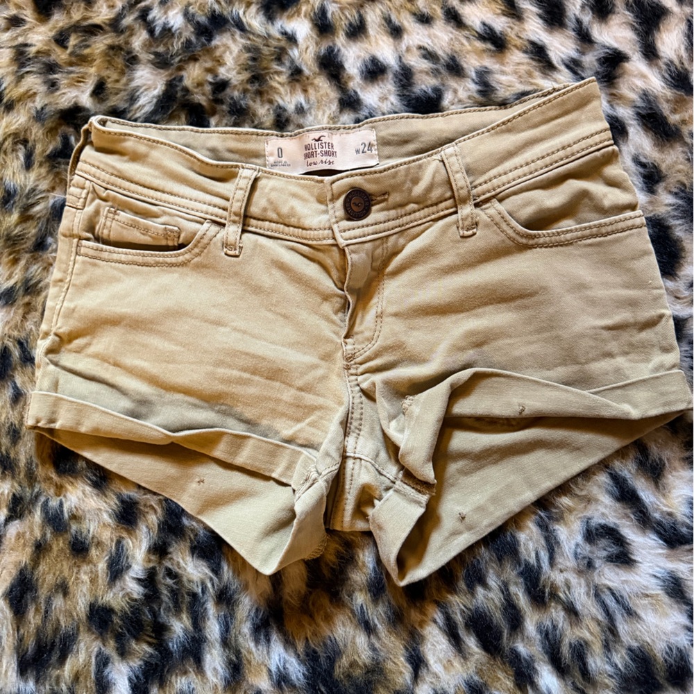 Hollister Tan Women's Denim Shorts